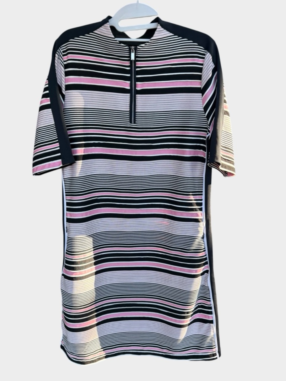 Tail Activewear striped golf dress short sleeve with pockets Size L